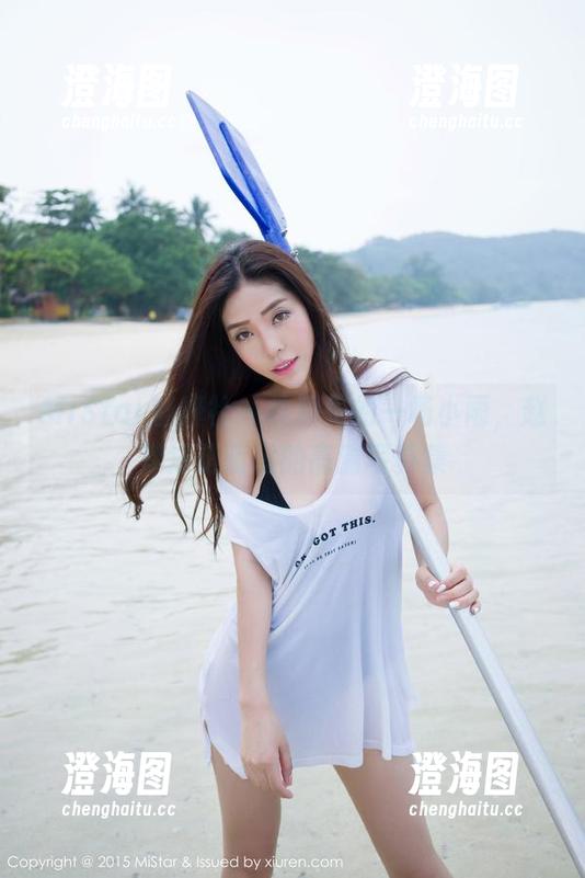 MiStar魅妍社-赵梦洁 MiStar魅妍社 - 校园里的一场小雨,赵梦洁萌萌哒的高清写真集
