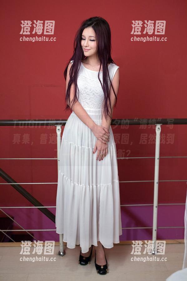 TuiGirl推女郎 - 模特林夕的“清纯”写真集，普通与特别之间的原图，居然找到了一个完美的平衡？