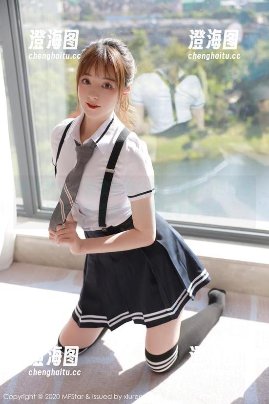 模范学院 - 豹纹套图来袭，甜筒晓彤这身打扮，差点把我也带上了舞台！
