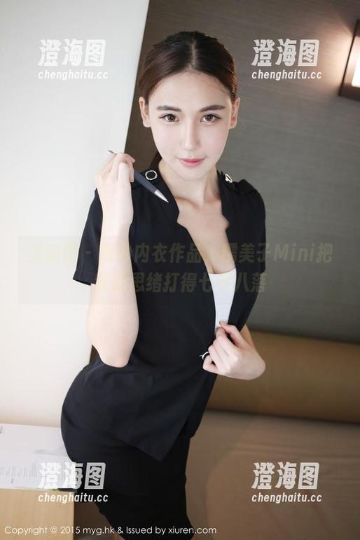 美媛馆 - 薄纱内衣作品，糯美子Mini把我的思绪打得七零八落