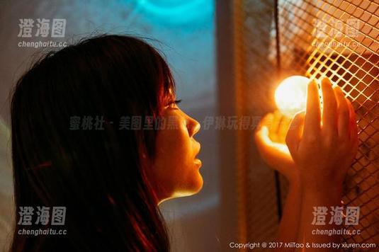 蜜桃社 - 美图里的黑色，伊琳玩得真有一套。