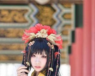 雨波_HaneAme的埃及猫安卡（Ankha）：一种别样的写真套图体验，喵喵好梦着呢！